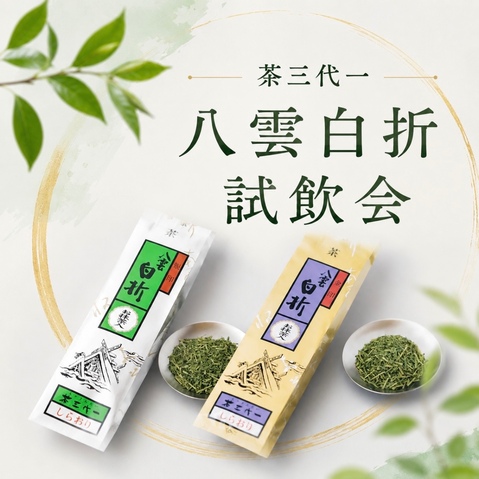 雲の向こうさん苗【札付き】 ３苗セット 試飲会】茶三代一 八雲白折｜IZUMO SHIMENAWAYA（出雲しめなわや）の